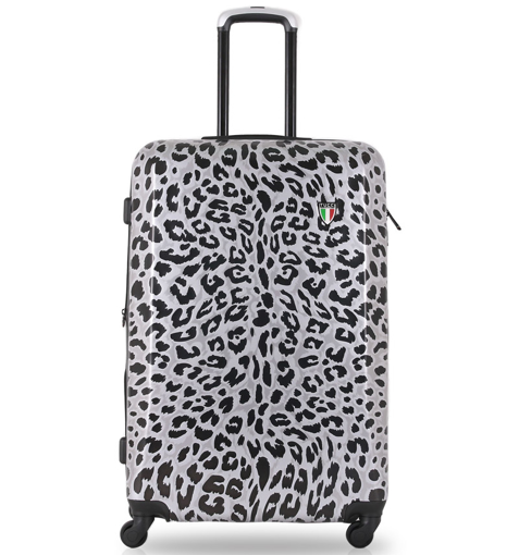 Obrazek Walizka podróżna TUCCI T-0158/3-M Winter Leopard - 57 L + 35% EXPANDER