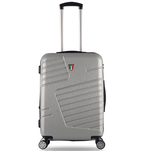 Obrazek TUCCI Boschetti T-0278/3-S Bagaż kabinowy ABS - srebrny - 36 L